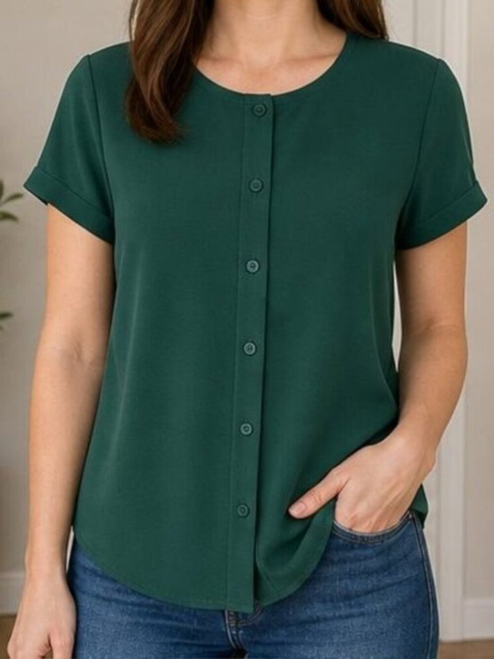 Emerald Cami Blouse